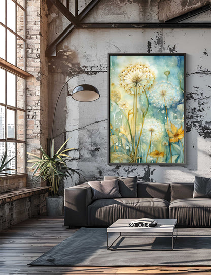 Dandalion Dream, Canvas Art print