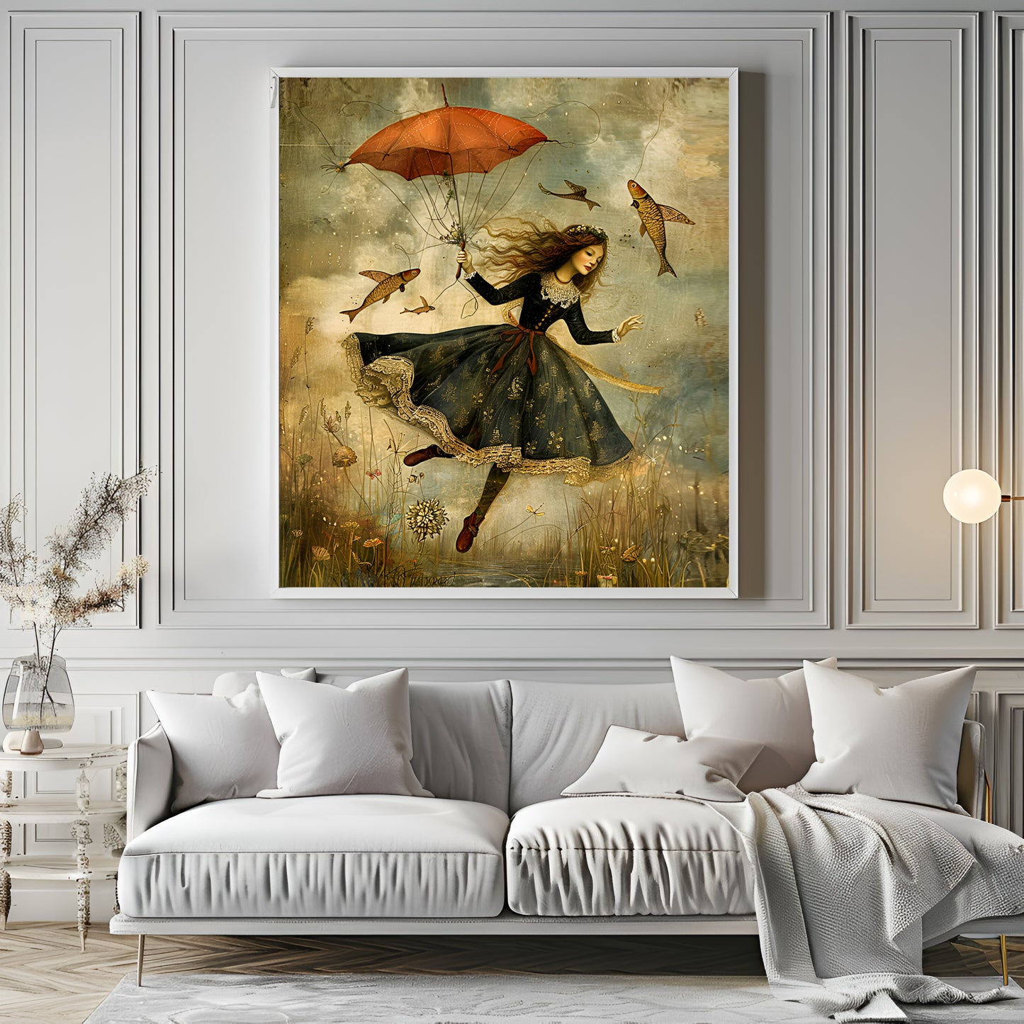 Umbrella Dream - Giclée Fine Art PAPER Print